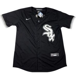 Nike MLB Chicago White Sox Jordan 45 Black Baseball Jersey Men: Medium Authentic